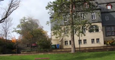 Sonbaharda Siegen 'deki yüksek kale