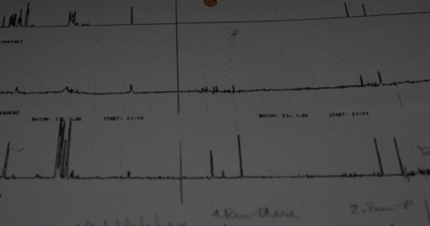 Registro Datos Científicos Médicos — Vídeo de stock