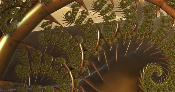 Зображення Тривимірних Фракталів Русі — стокове відео