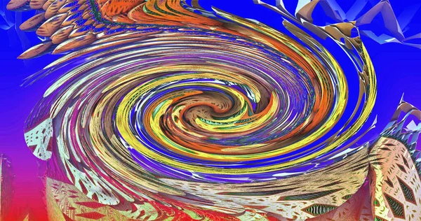 幻想的な世界の色のファーン — ストック写真