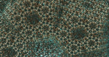 İnce liflerden renkli turkuazlar