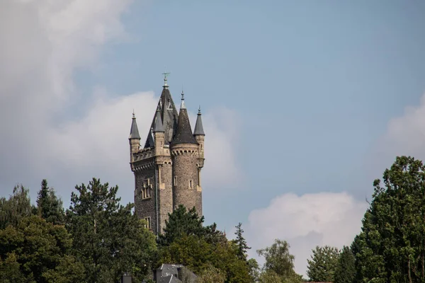 Dillenburg Daki Wilhelmsturm Kale Şato — Stok fotoğraf