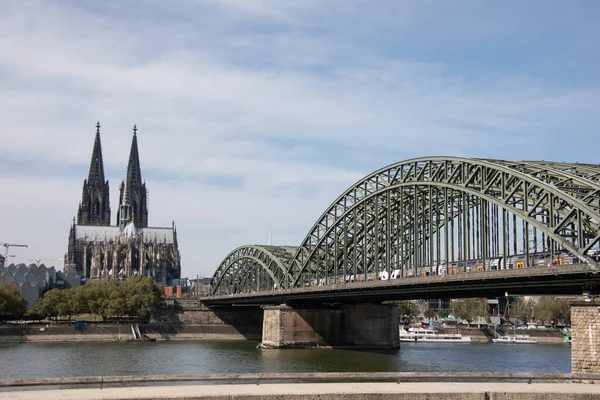 Арковий Міст Кельні Над Рейном — стокове фото