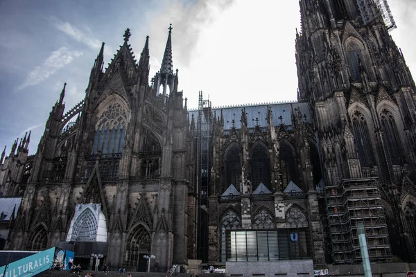 Bir Anıt Olarak Köln Katedrali — Stok fotoğraf