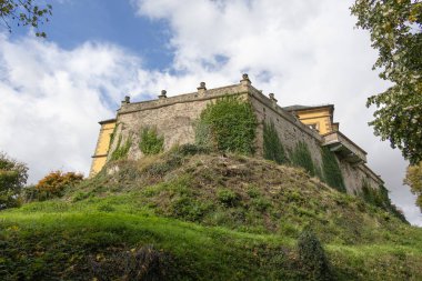 Castle Friedrichstein as a old building on a hill in Bad Wildungen