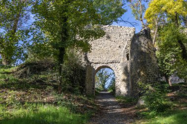 old middle ages ruins of a Castle in Wetzlar, Germany