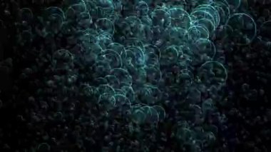 Renkli, güzel desenler ritmik ve titreşimli hareket eder.