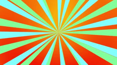 Renkli, güzel desenler ritmik ve titreşimli hareket eder.