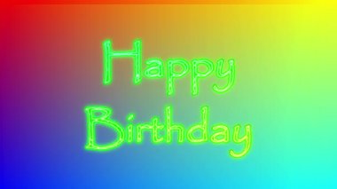 Renkli, güzel desenler mutlu yıllar için ritmik ve titreşimli hareket eder.