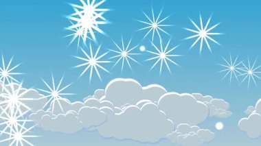 Renkli, güzel desenler ritmik ve titreşimli hareket eder.