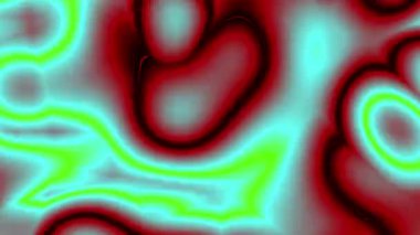 Renkli, güzel desenler ritmik ve titreşimli hareket eder.