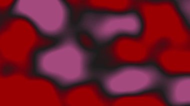 Renkli, güzel desenler ritmik ve titreşimli hareket eder.