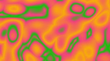 Renkli, güzel desenler ritmik ve titreşimli hareket eder.