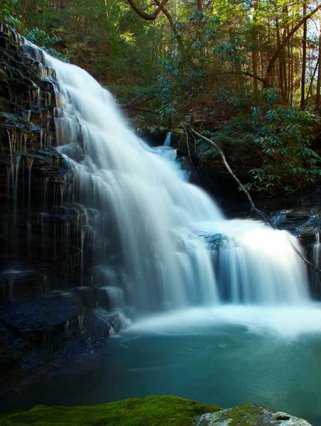 Melton Creek Şelaleleri Doğu Tennessee Deki Obed Ulusal Manzaralı Nehir — Stok fotoğraf