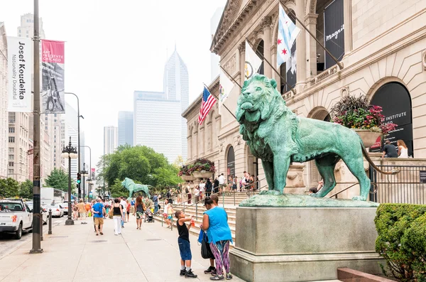 Das kunstinstitut von chicago — Stockfoto