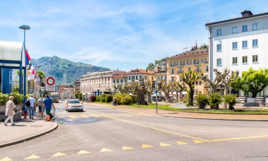 Locarno Lake Maggiore İsviçre'nin Kuzey kıyısında yer alır.