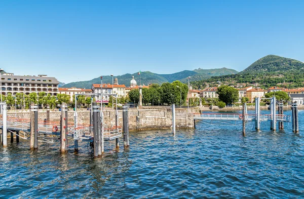 Verbania Intra na jezeře Maggiore, Itálie — Stock fotografie