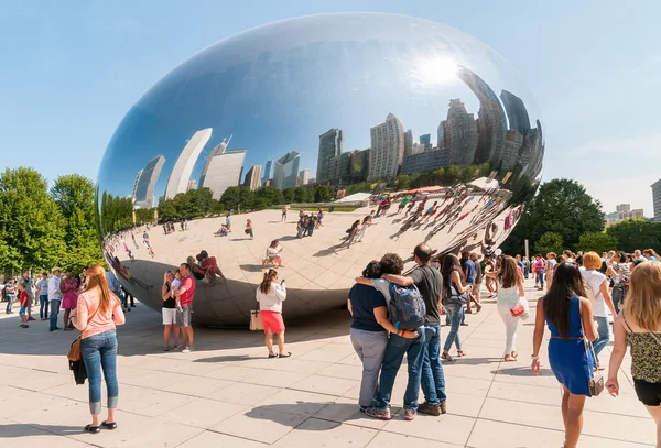 Cloud Gateat Chicago Millennium Park. — Stock Photo, Image