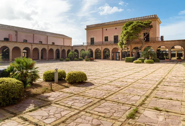 Terrasini Sicília Itália Setembro 2020 Palácio Aumale Museu Regional História — Fotografia de Stock