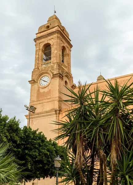 Iglesia Santa Maria Santissima Delle Grazie Terrasini Provincia Palermo Sicilia — Foto de Stock