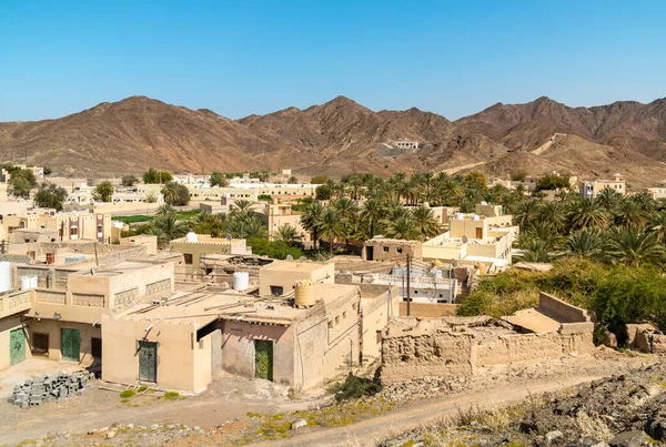 Vista Cidade Velha Bahla Djebel Akhdar Sultanato Omã Património Mundial — Fotografia de Stock