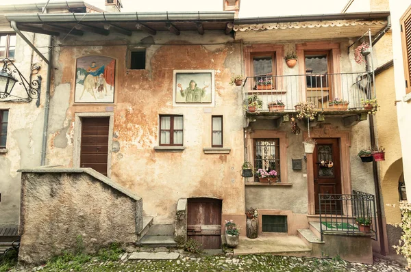 Ancienne Maison Village Des Peintres Arcumeggia Dans Province Varese Italie — Photo