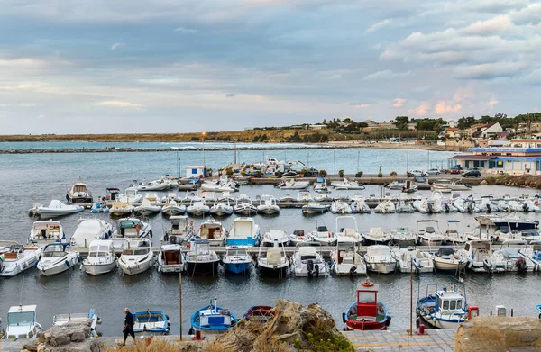 Porto Terrasini Definido Como Barco Pesca Está Localizado Golfo Palermo — Fotografia de Stock