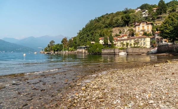 Lakeside Colmegna Historic Charming Villa Lake Maggiore Municipality Luino Lombardy — Stock Photo, Image