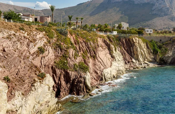 Cala Maidduzza All Interno Della Riserva Naturale Siciliana Paesaggio Mediterraneo — Foto Stock