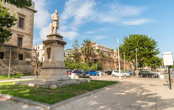 Monumento Vincenzo Florio Ciudad Palermo Obra Escultura Vincenzo Damore Sicilia — Foto de Stock