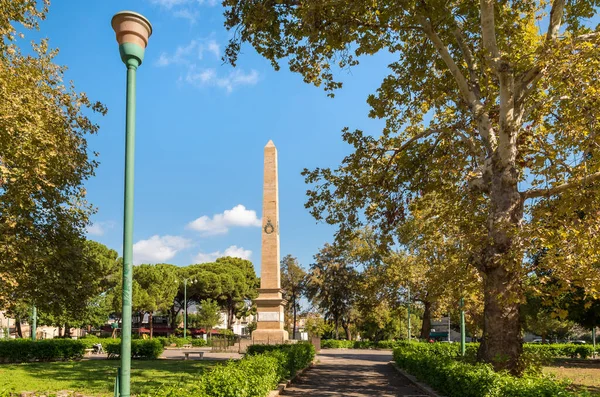 Monumento Los Mártires Independencia Italiana Palermo Sicilia Italia — Foto de Stock