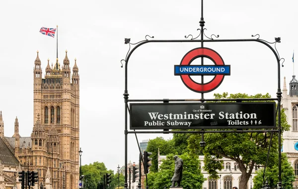 Westminster Station, Londra — Fotografie, imagine de stoc