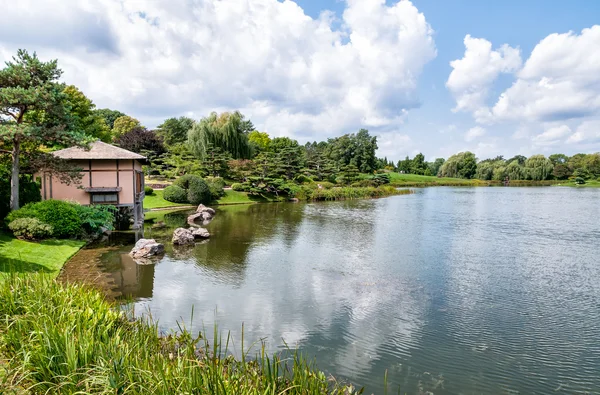 Japanese Garden area of Chicago Botanic Garden — Stock Photo, Image