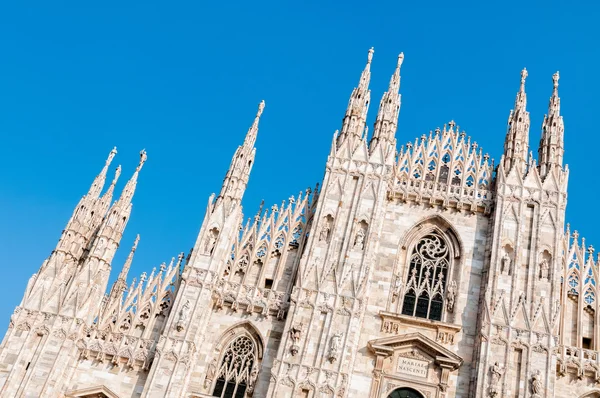Facade of the Milan Cathedral — Stock Photo, Image