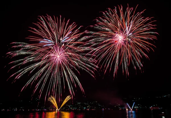 Multiple fireworks — Stock Photo, Image