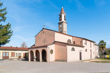 Malgesso 'daki San Michele Arcangelo Kilisesi, Varese, Lombardy, İtalya