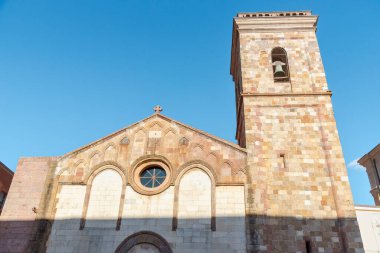 Santa Chiara Katedrali, İtalya 'nın Sardunya, Iglesias şehrindeki ana ibadet yeri. Tarihi Dini Mimari ve Kültür Mirası.