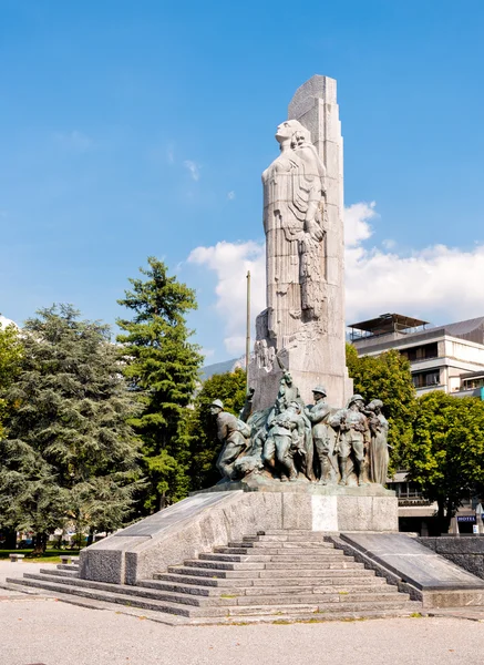 War Memorial, Lecco — Stock Photo, Image