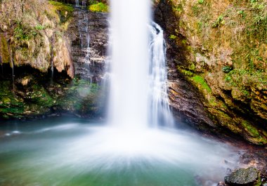 vahşi doğada şelale
