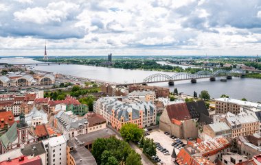 St. Peter's Church, Riga panoramik görünüm