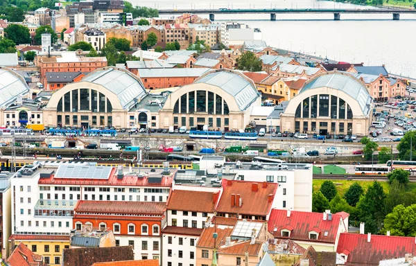 Görünüm pavyonlar merkezi pazarının, Riga