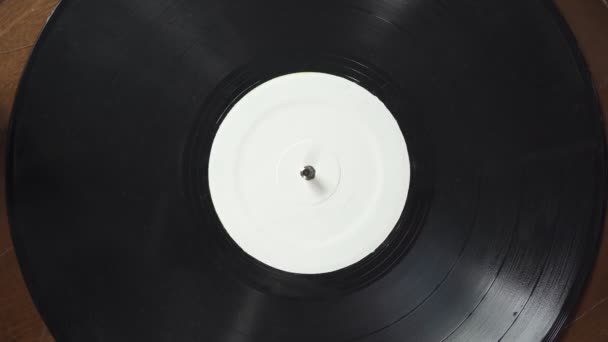 Grabación Vinilo Con Luz Móvil — Vídeo de stock