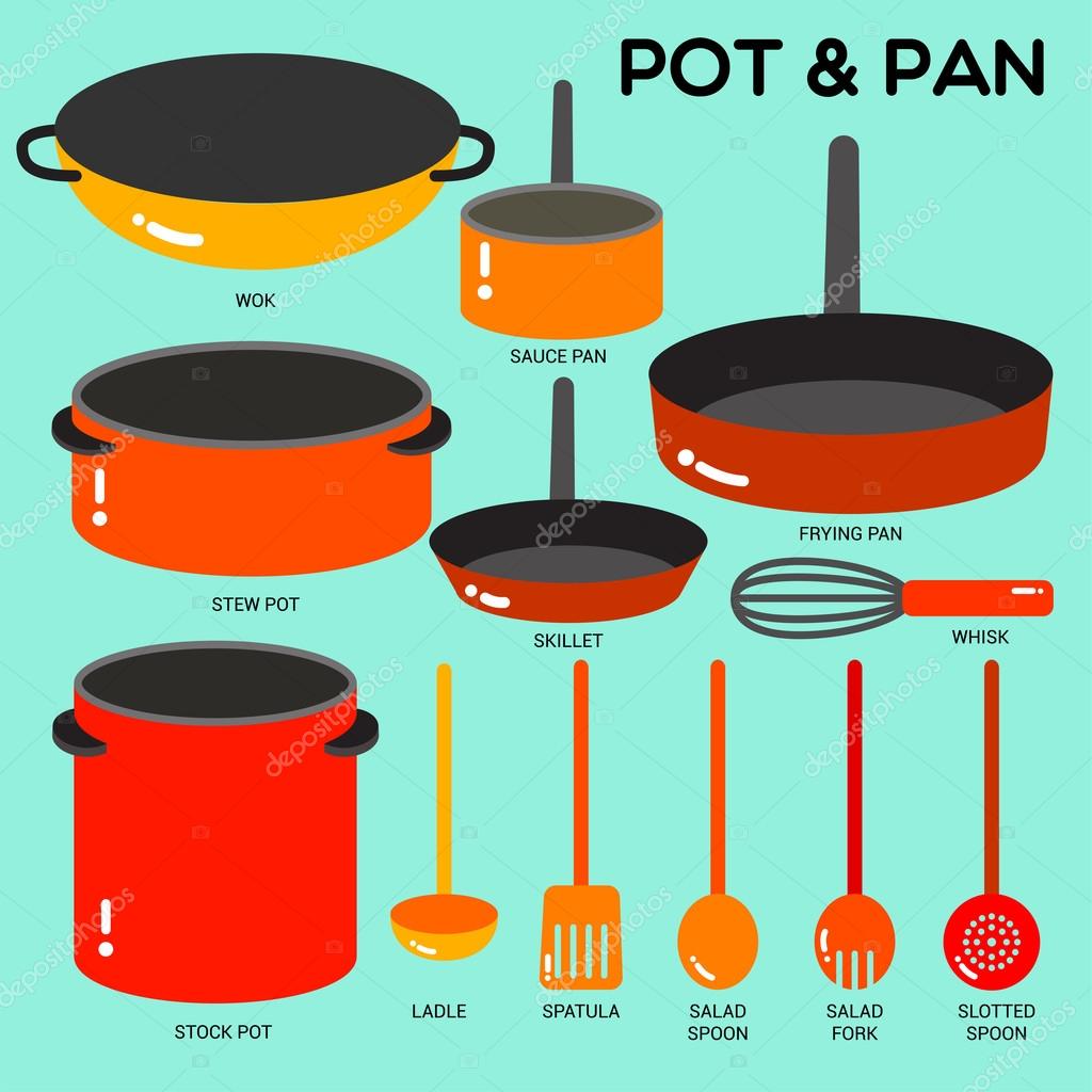 POT PAN AND COOKERY Stock Vector by 122857166