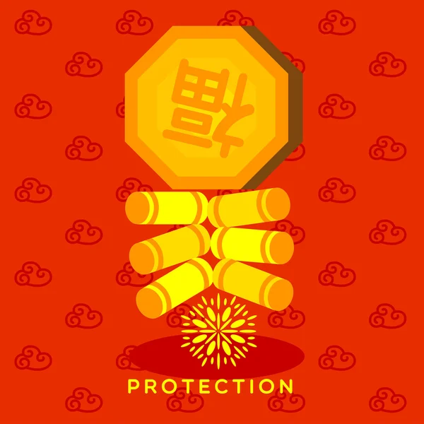 SIGNE DE PROTECTION — Image vectorielle