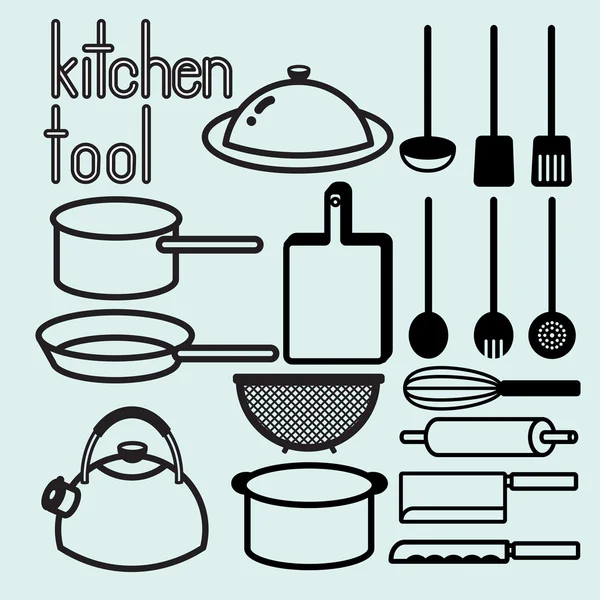 CLASSIC KITCHEN TOOL — Stock Vector