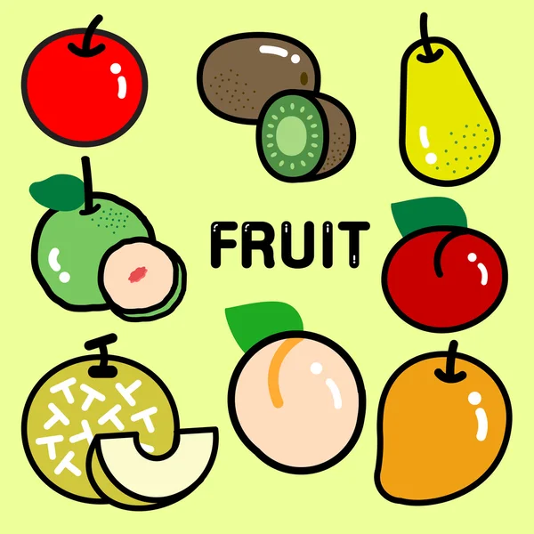 Плоды — стоковый вектор