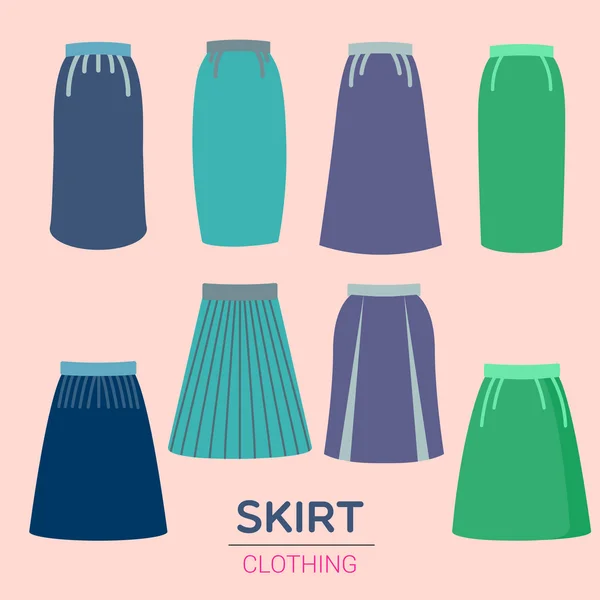 Κλασικό χρώμα φούστα — Διανυσματικό Αρχείο