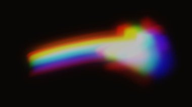 Kaplama olarak kullanılan siyah arkaplan üzerindeki kırılma efektleri