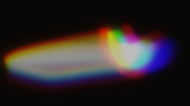 Kaplama olarak kullanılan siyah arkaplan üzerindeki kırılma efektleri