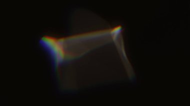 Kaplama olarak kullanılan siyah arkaplan üzerindeki kırılma efektleri